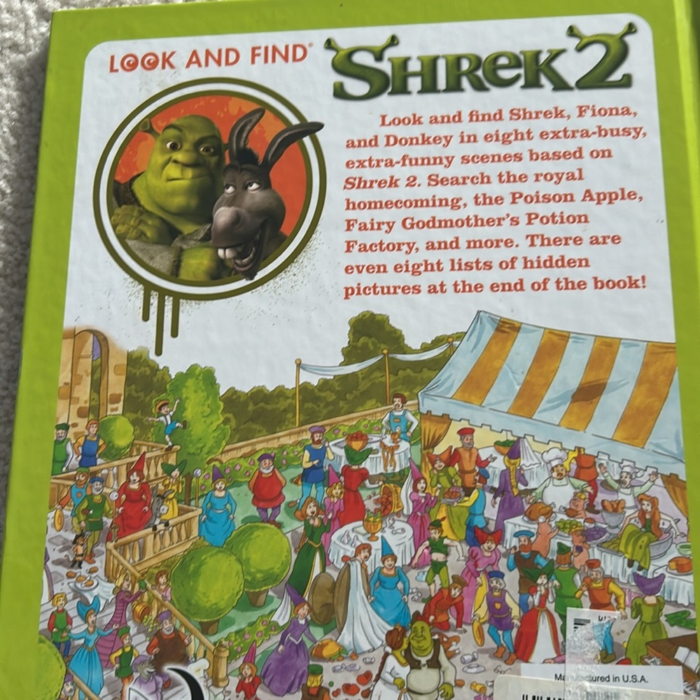 Look and find Shrek 2 book - Picture 2 of 3